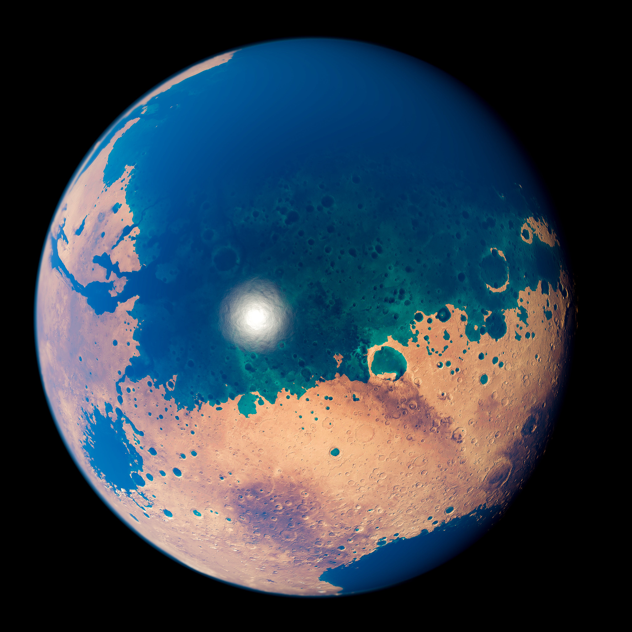 Mars May Have Been Too Small To Hold On To Its Primeval Oceans For Very ...